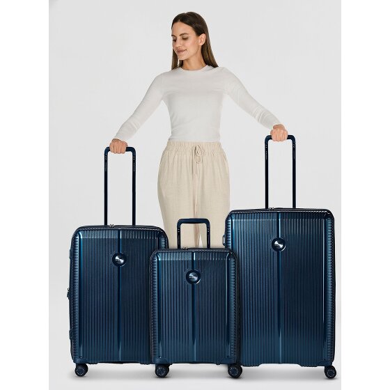 Polestream Paris 4 wheels Suitcase set 3-piece with expansion pleat
