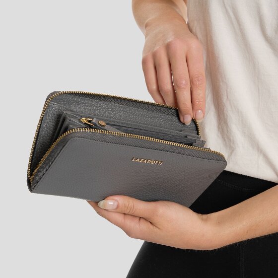 Lazarotti Bologna Leather Wallet Leather 19 cm
