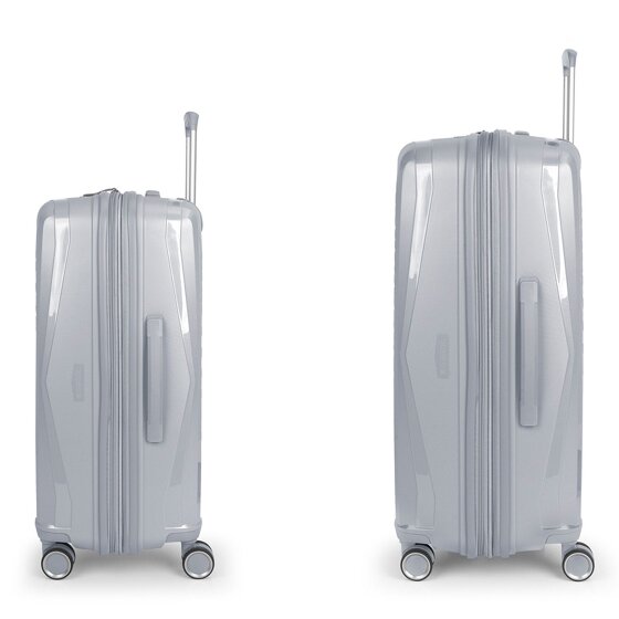 Gabol Queens 4 wheels Suitcase set 2-piece with expansion pleat Gabol Queens 4 wheels Suitcase set 2-piece with expansion pleat