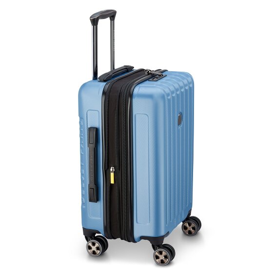 Delsey Paris Longitude 4 wheels Cabin trolley 55 cm with expansion pleat