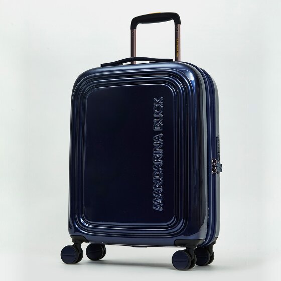 Mandarina Duck Logoduck + Metal 4 wheels Trolley S 55 cm with expansion pleat