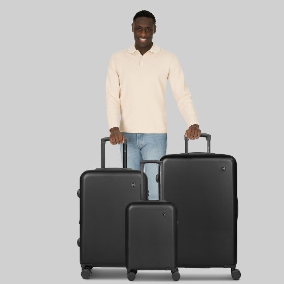Bugatti Valencia 2.0 4 wheels Suitcase set 3-piece with expansion pleat