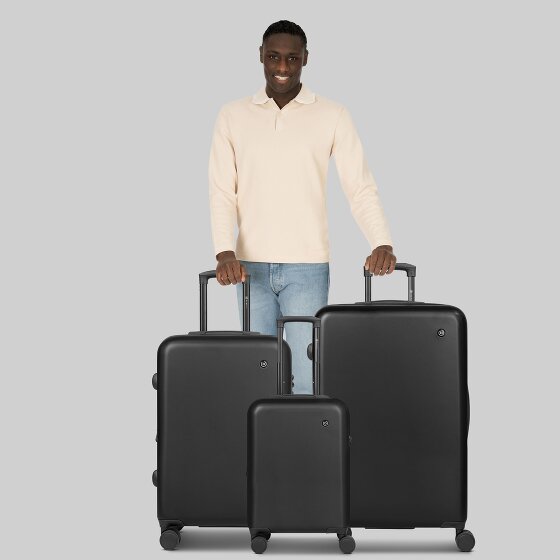 Bugatti Valencia 2.0 4 wheels Suitcase set 3-piece with expansion pleat