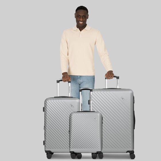 Check.In Paradise 2.0 4 wheels Suitcase set 3-piece with expansion pleat