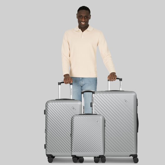 Check.In Paradise 2.0 4 wheels Suitcase set 3-piece with expansion pleat