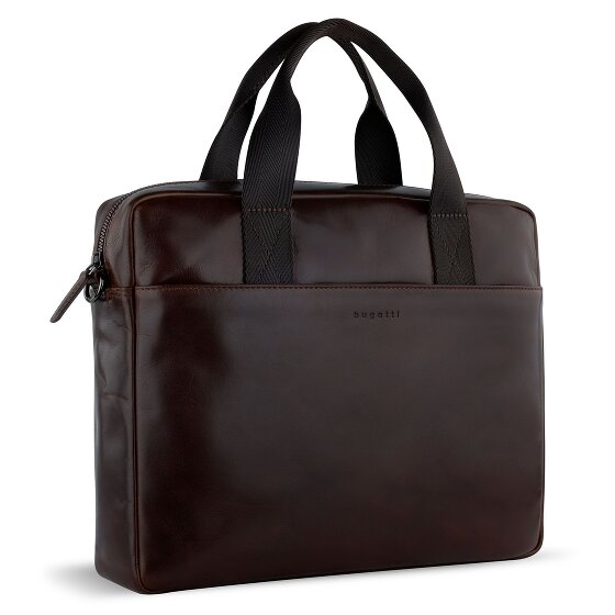 Bugatti Romano Briefcase Leather 38 cm Laptop compartment