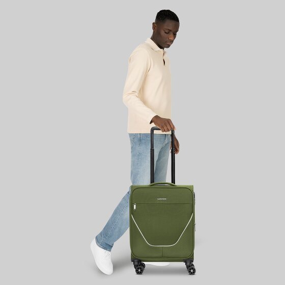 Stratic taska 4 Roll Cabin Trolley S 55 cm with Expanding Pleat
