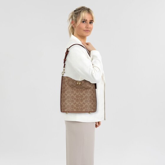 Coach Willow Shoulder Bag Leather 21 cm