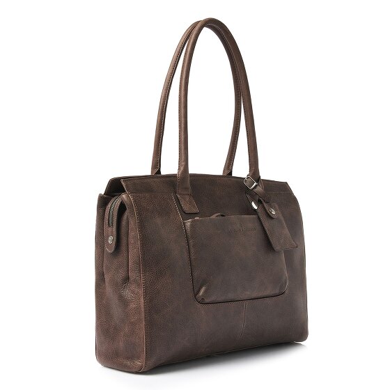 Castelijn & Beerens Carisma shoulder bag RFID leather 38 cm laptop compartment