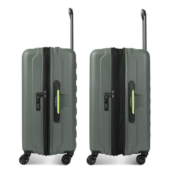 Hedgren Comby Grip M Exp 4 wheels Trolley 65 cm with expansion pleat