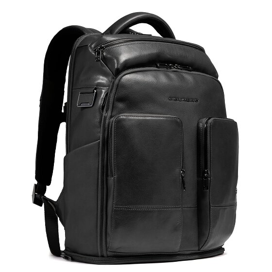 Piquadro Zaino travel backpack RFID leather 44 cm laptop compartment