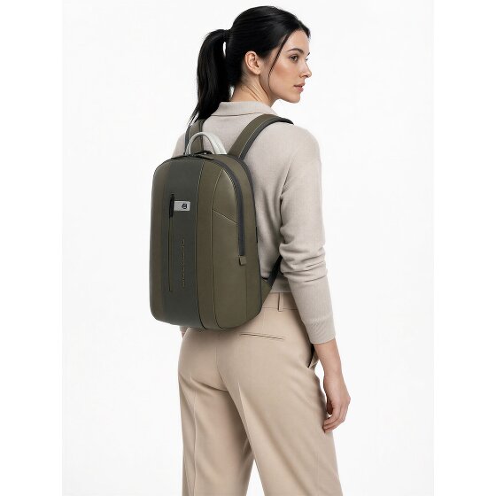 Piquadro Zaino Daypack Genuine Leather 42 cm Laptop compartment
