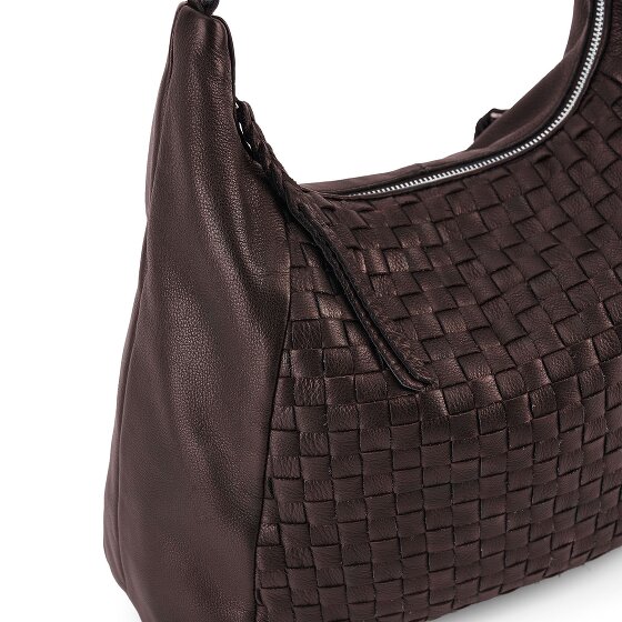 FredsBruder Calm Weave Shoulder Bag Genuine Leather 38 cm