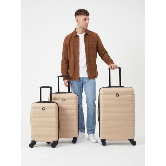 Delsey Paris Air Armour 4 wheels Suitcase set 3-piece Expandable