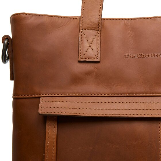 The Chesterfield Brand Nunavik Shoulder Bag Leather 33 cm Laptop compartment