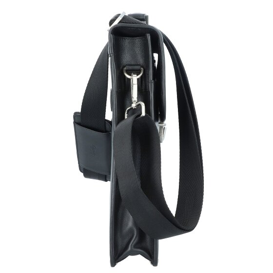 Esquire Oxford briefcase leather 40 cm laptop compartment