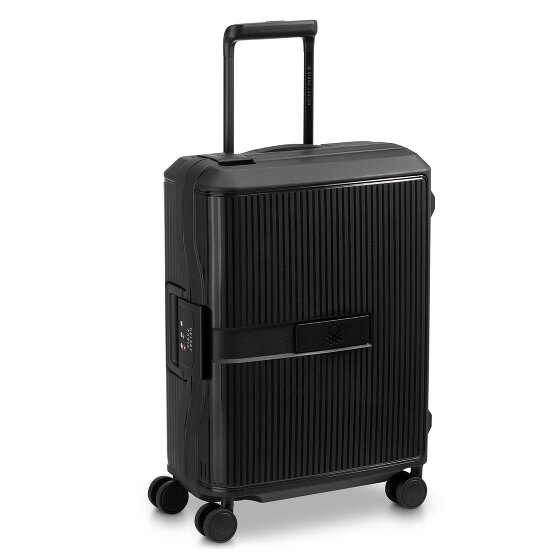 Delsey Paris x United Colors of Benetton Color Block Hardside 4-wheel cabin trolley 55 cm