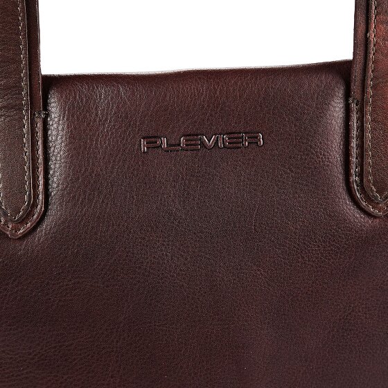 Plevier Catz Briefcase RFID protection Genuine Leather 43 cm Laptop compartment