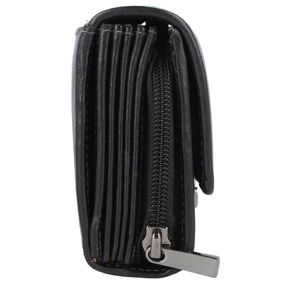 Greenland Nature Black Nappa waiter wallet purse RFID leather 18 cm