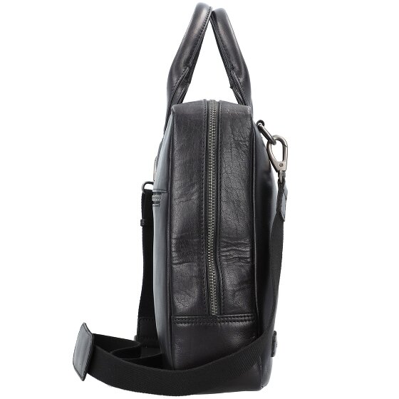 Plevier Rock Basalt Briefcase Leather 41 cm Laptop compartment