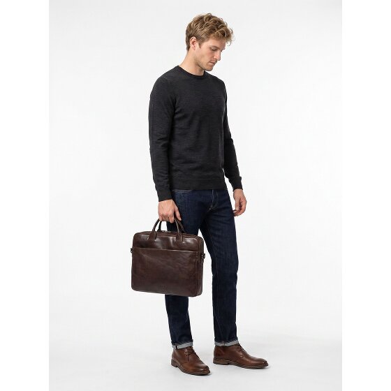 Jost Glasgow Briefcase Genuine Leather 37 cm Laptop compartment