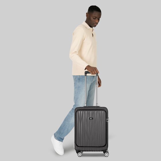 Bric's Cervia 2.0 4 wheels Cabin trolley S 55 cm Laptop compartment with expansion pleat