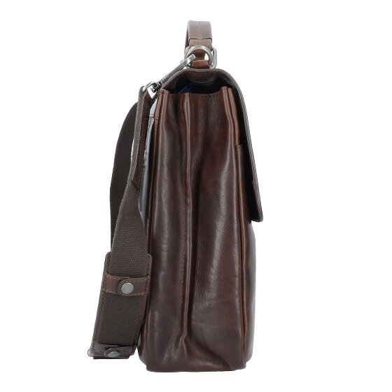 Leonhard Heyden Roma briefcase leather 39 cm laptop compartment