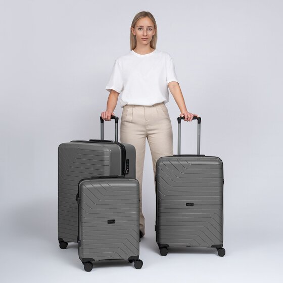 Redolz Essentials 05 3-SET 4 wheels Suitcase set 3-piece