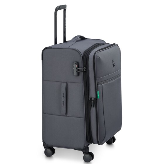Delsey Paris x United Colors of Benetton BE 4-wheeled trolley 65 cm with expansion fold