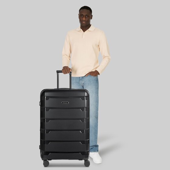 d&n South Dakota 4 wheels Trolley L 76 cm with expansion pleat