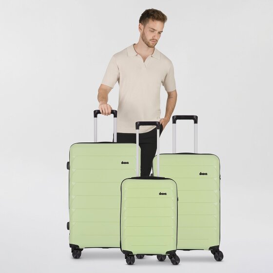 d&n Travel Line 4100 4 wheels Suitcase set 3-piece