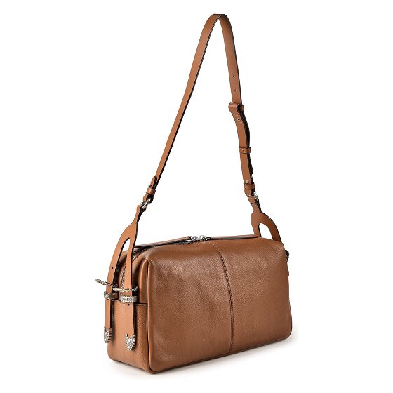 PINKO 24 Classic Shoulder Bag Genuine Leather 34 cm