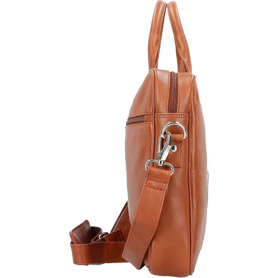 Dermata Briefcase leather 39 cm laptop compartment