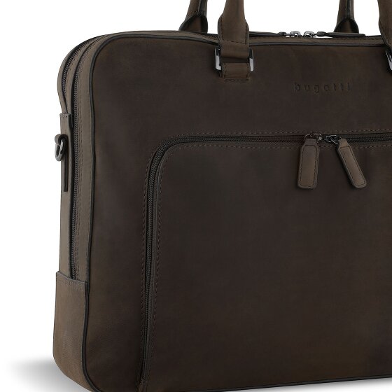 Bugatti Luca Briefcase Leather 39 cm Laptop compartment