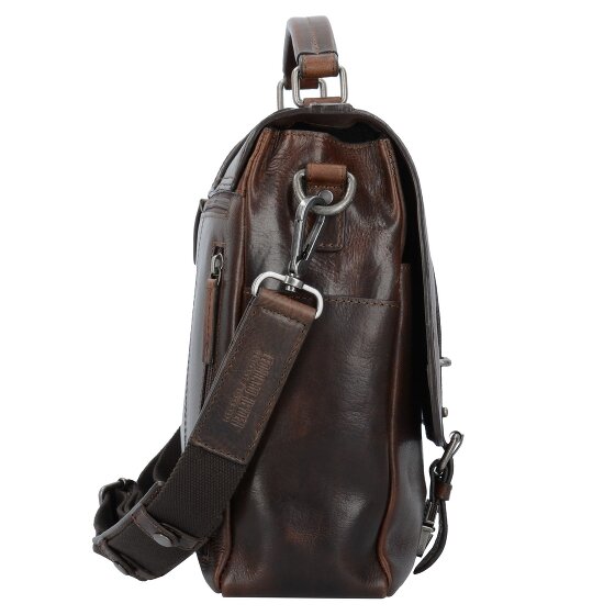 Leonhard Heyden Roma briefcase leather 39 cm laptop compartment