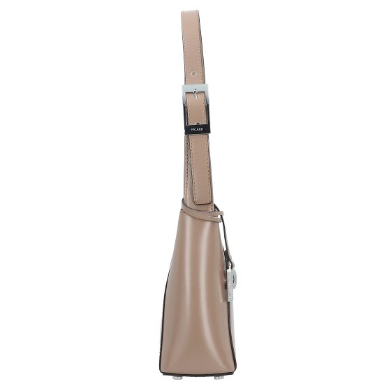 Picard Black Tie Shoulder Bag Leather 24 cm