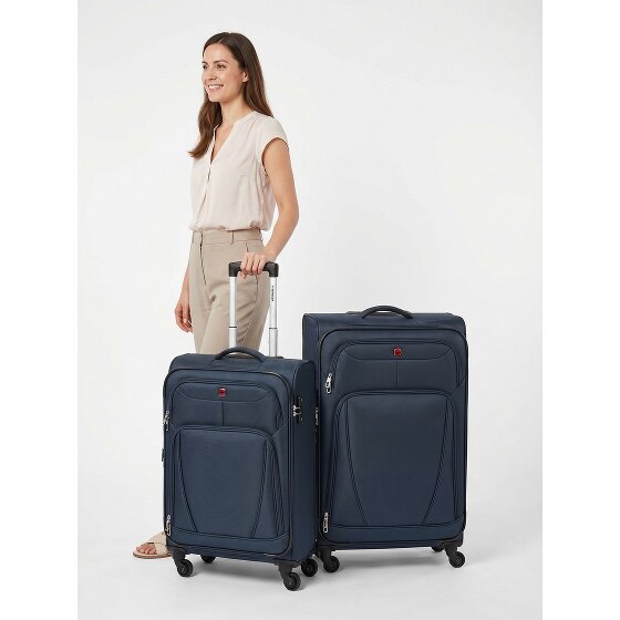 Wenger Beaumont 4-wheel Suitcase Set (M+L) expandable gusset