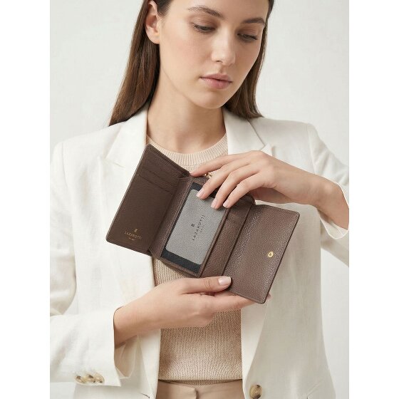 Lazarotti Bologna Leather Zip-Around Wallet, Leather, 12 cm