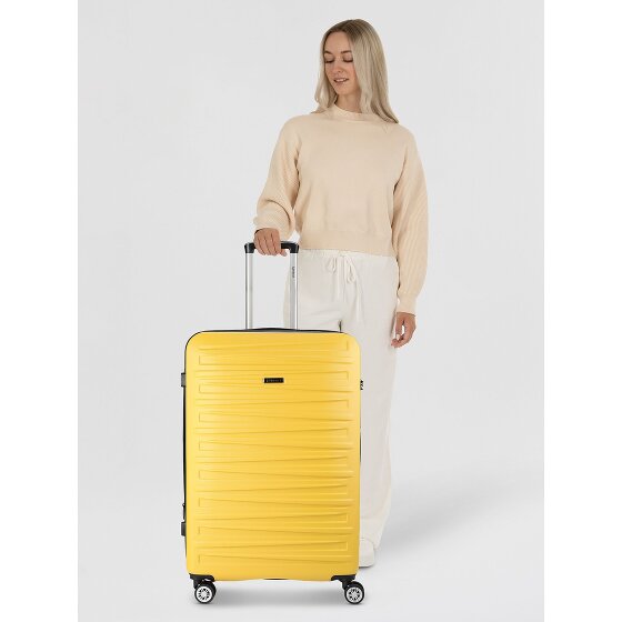 Benzi 5493 4 wheels Trolley L 77 cm with expansion pleat