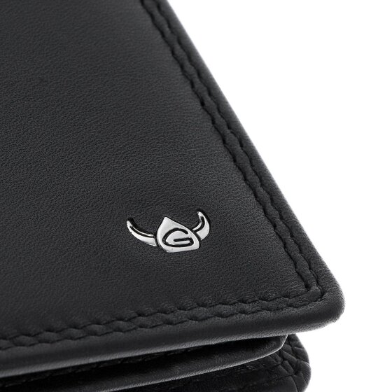 Golden Head Polo Wallet RFID protection Genuine Leather 9 cm