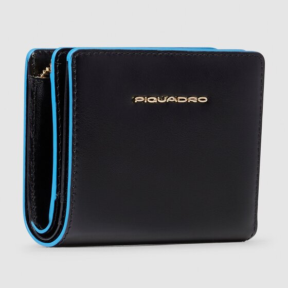 Piquadro Blue Square Wallet RFID protection Leather 11 cm
