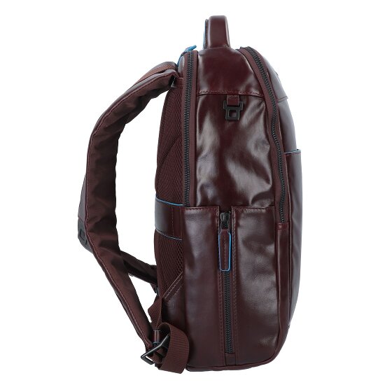 Piquadro Blue Square Revamp Business backpack Leather 37 cm Laptop compartment