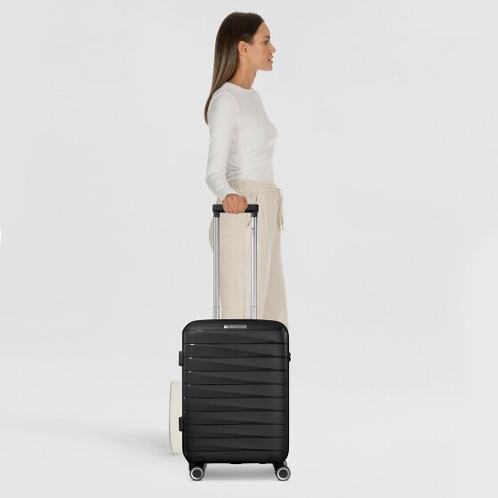 Franky London 4 wheels Cabin trolley S 55 cm with expansion pleat