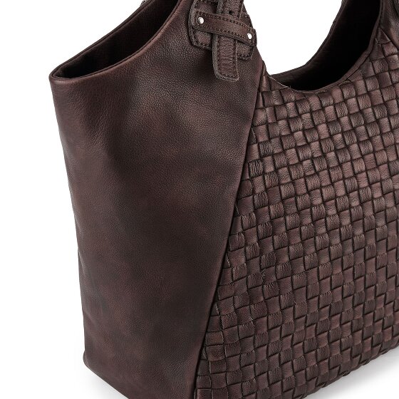 FredsBruder Calm Weave Shopper Bag Genuine Leather 45 cm