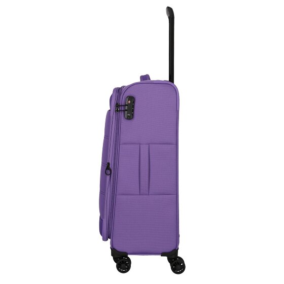 Travelite Rügen 4 wheels Suitcase set 3-piece with expansion pleat