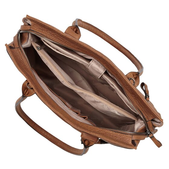 Castelijn & Beerens Carisma shoulder bag RFID leather 38 cm laptop compartment Castelijn & Beerens Carisma shoulder bag RFID leather 38 cm laptop compartment