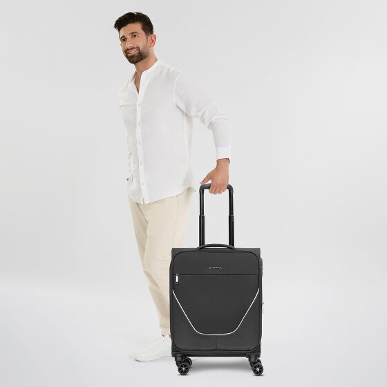 Stratic taska 4 Roll Cabin Trolley S 55 cm with Expanding Pleat