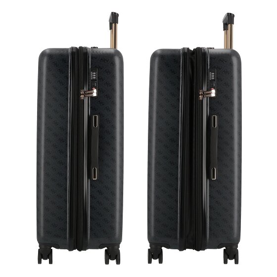 Guess Jesco 4 wheels Trolley 77 cm with expansion pleat