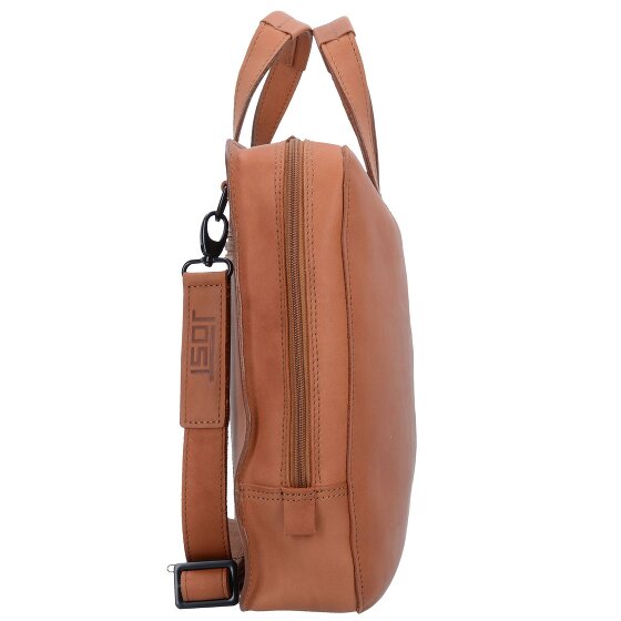 Jost Futura briefcase leather 38 cm laptop compartment