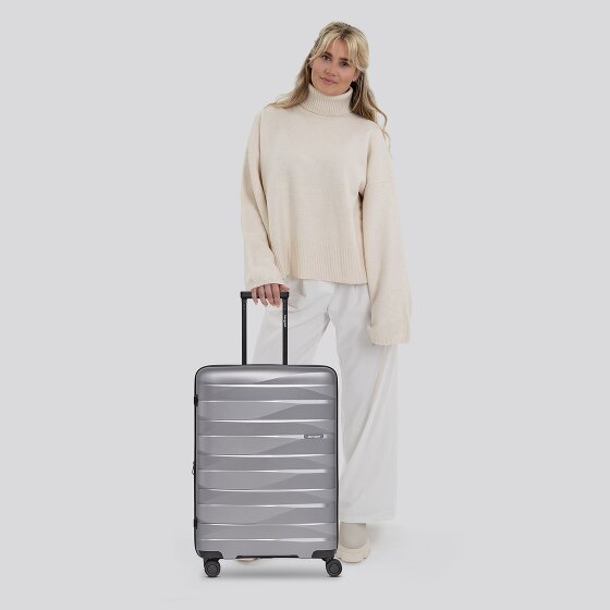 Bergpfeil Travel 4-wheeled trolley M 66 cm with expansion fold